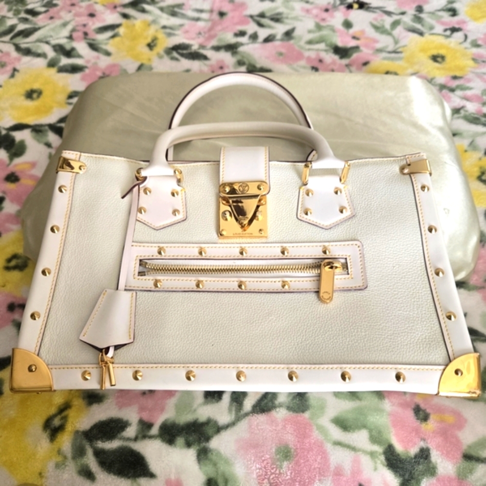 Louis Vuitton Suhali Le Fabuleux, White Leather handbag